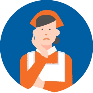 悩んでいる女性