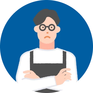 悩んでいる男性